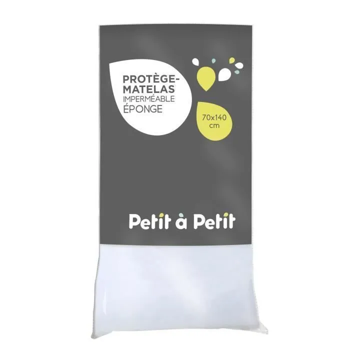 PETIT A PETIT Alèse Eponge 70x140 cm, imperméable-0