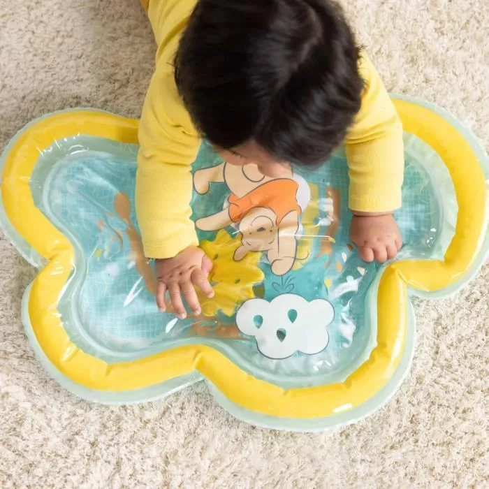 DISNEY BABY -WINNIE- Tapis d'eau pour bébé, jeu sensoriel et d'éveil, gonflable, facile à nettoyer, pliable, dès la naissance-4