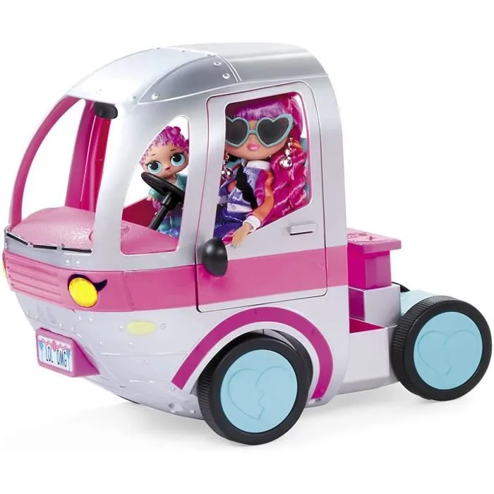 Camping-car Glamper 4-en-1 L.O.L. Surprise OMG - Argent Métallique-2