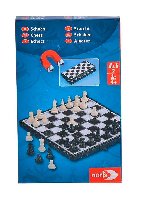 Mallette - coffret multi-jeux Noris - 606015424 - Lot de 6 Jeux de Voyage magnétiques-3