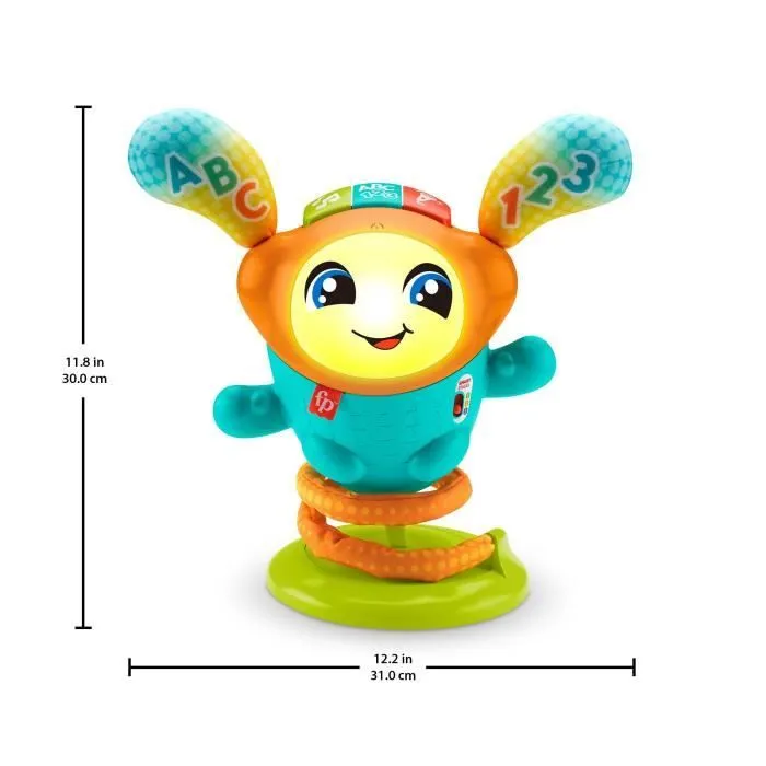Fisher-Price-Mon Petit DJ, jouet d’éveil musical, version française HJP88-3