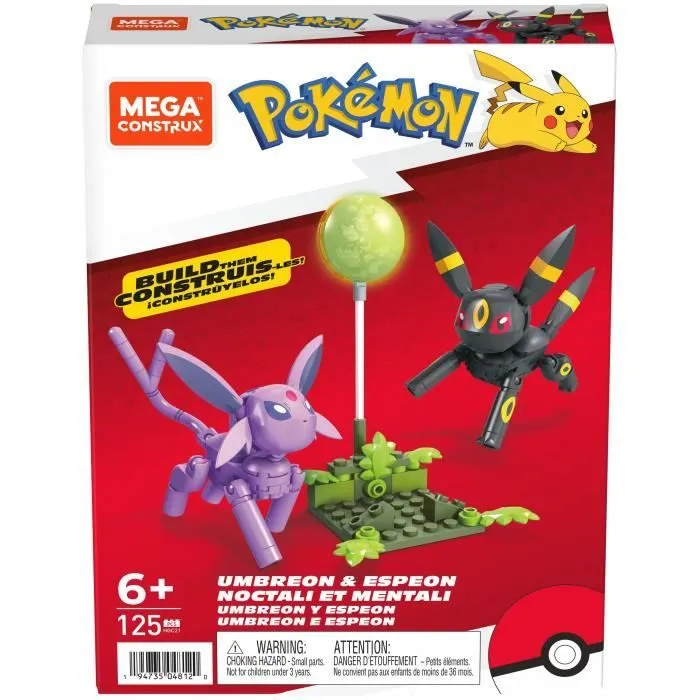 Mega Construx - Pokémon - Noctali & Mentali - jouet de construction - 7 ans et +-1