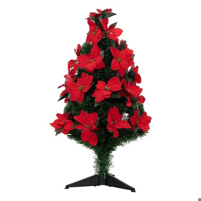 Sapin fibre optique intérieur "Riga" 34 fibres H90cm + transfo Feeric lights & christmas-1