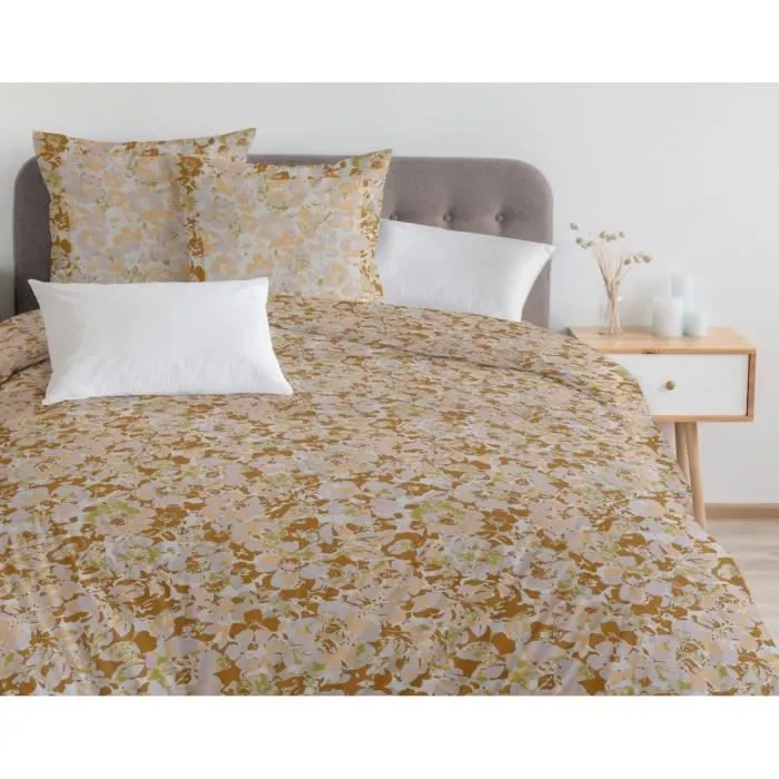 Parure de couette - CAMOUFLAGE - Jaune - 240x260 cm - 100% coton - OEKO-TEX Standard 100-0