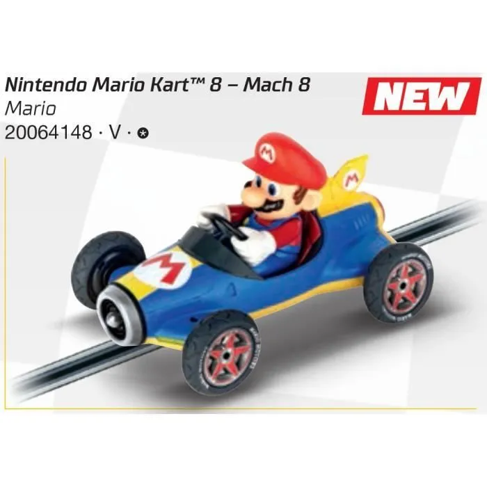 Circuit de course - CARRERA - Mario Kart™ - Mach 8 - 5,3 m - Dès 6 ans-2