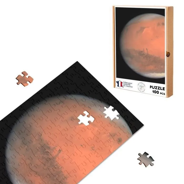 Puzzle Classique - FABULOUS - Planete Mars - 100 Pièces - Intérieur - Mixte - Adulte-0