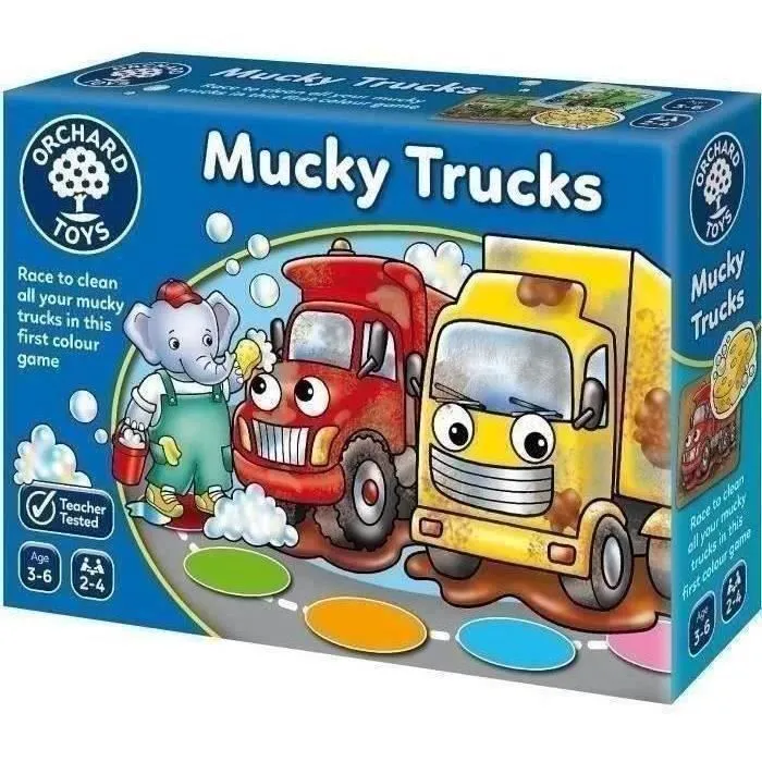 Les camions à nettoyer - Jeu de plateau - ORCHARD-0