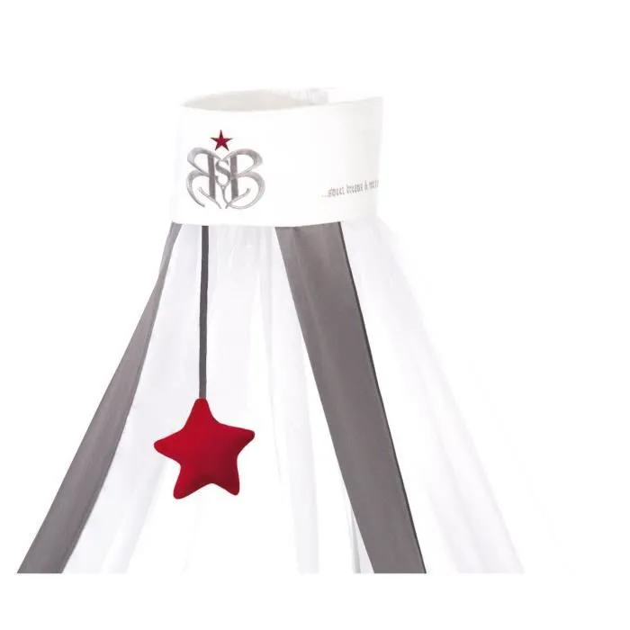 ROBA Parure de Lit Bébé "Rock Star Baby" 4 pcs : Housse de couette + Taie d'oreiller + Ciel et Tour de lit-2
