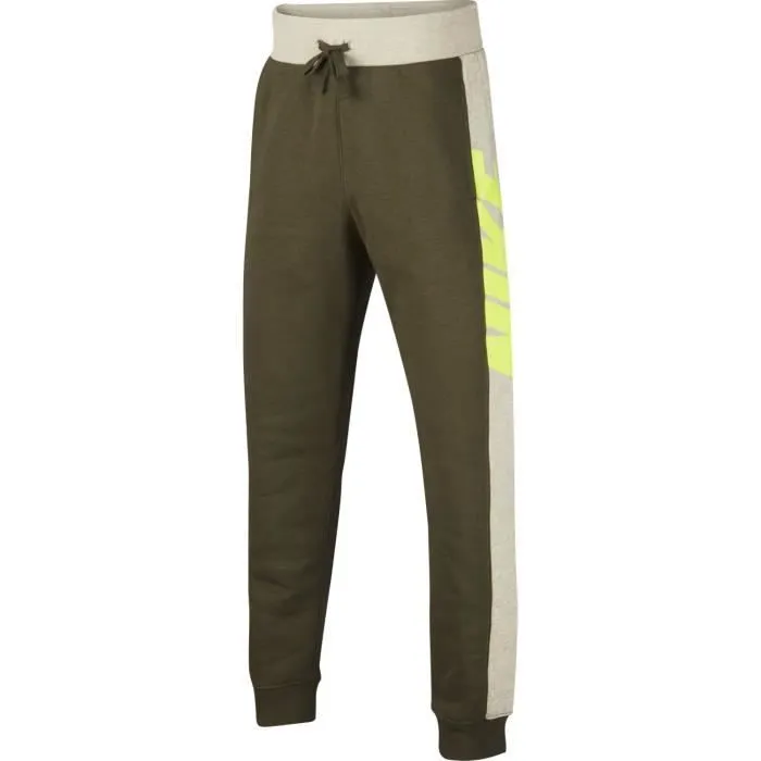 Pantalon Cargo - Nike - Enfant - Vert Kaki - 80% Coton - 20% Polyester-0