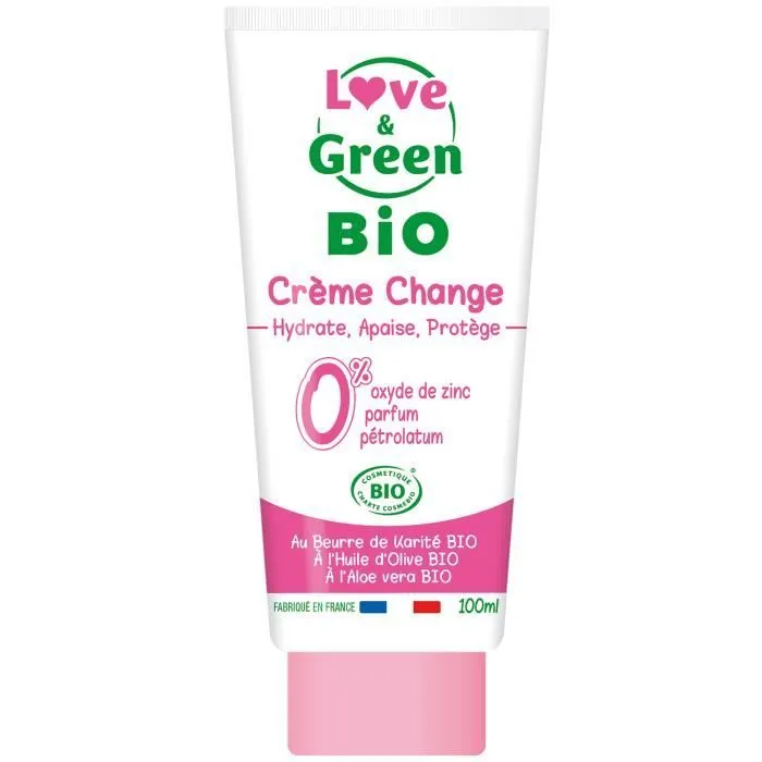 LOVE & GREEN Crème Change Bio sans oxyde de zinc - 100 ml-2