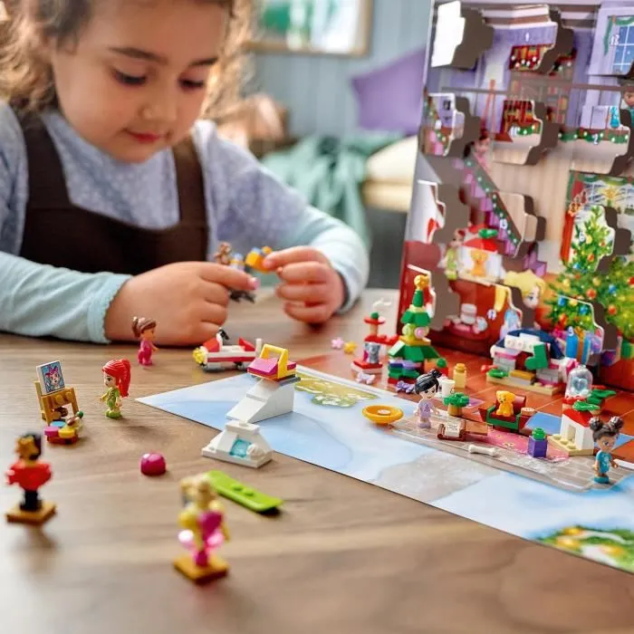 LEGO® 41690 Friends Calendrier de l’Avent 2021, Mini-Jouets de Construction pour Enfants dès 6 Ans, avec 5 Micro-Poupées-1
