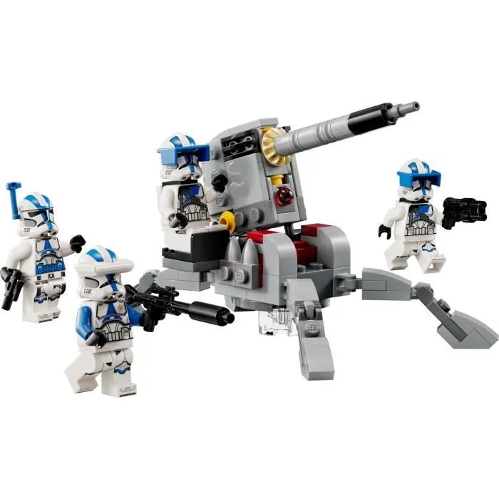 LEGO® Star Wars 75345 Pack de Combat des Clone Troopers de la 501ème Légion, Jouet avec Canon-1