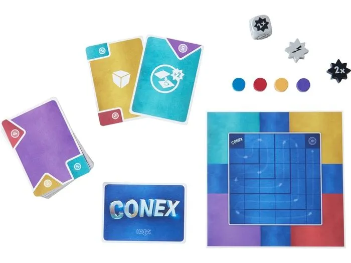 Jeu de carte CONEX - HABA - Modèle CONEX - Bleu - Mixte - Adulte-2