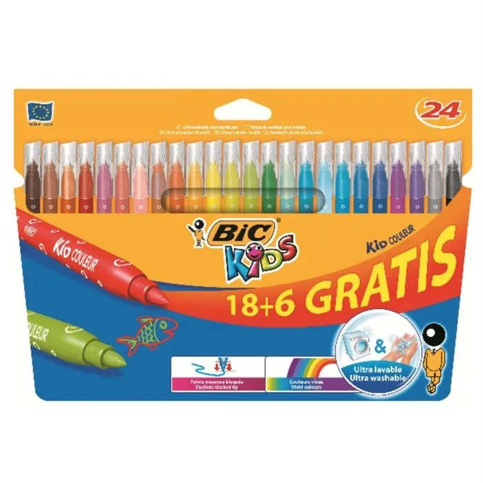 BIC Kids Kid Couleur 18+6 Gratuits-0