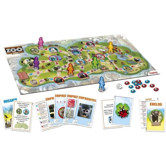 LANSAY - UNE SAISON AU ZOO® - Le Jeu du Soigneur - Jeu de société - 2 à 6 joueurs - Dès 6 ans-2