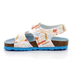 KICKERS Sandales Summerkro Marine Garçon-3