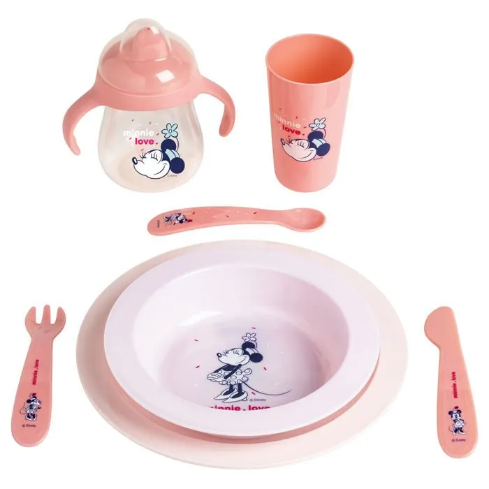 DISNEY Minnie Lot de couverts : fourchette, cuillère et couteau --3