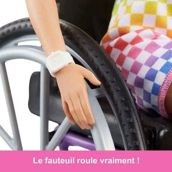 Barbie®-Poupée avec fauteuil roulant-Barbie® Fashionistas HJT13-5