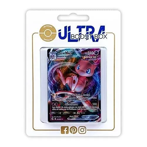 Jeu de cartes - MY-BOOSTER - MEW VMAX 114-264 POING DE FUSION FULL ART - Pokémon - Enfant - Mixte-0