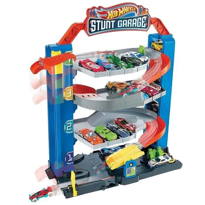 Garage Cascades Hot Wheels City - Hot Wheels - Circuit / Petite voiture - 4 ans et +-3