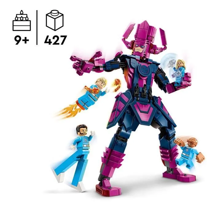LEGO Marvel 76316 Les Quatre Fantastiques contre la figurine de Galactus - Jeu dès 9 ans-1