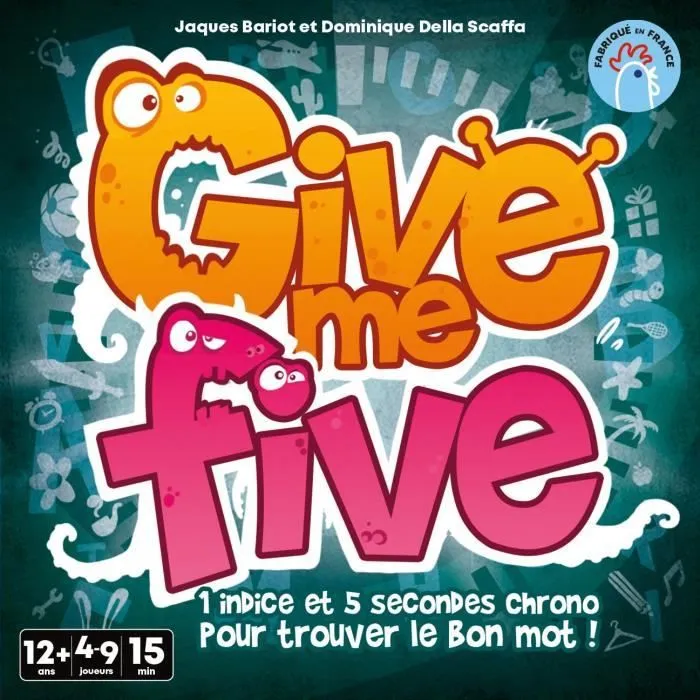 Give me five - Asmodee - Jeux de communication en équipe - Dès 12 ans-1