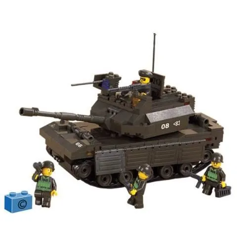 Jeu de Construction - SLUBAN - Char M38-B6500 - 1 char - Mixte - A partir de 6 ans-0