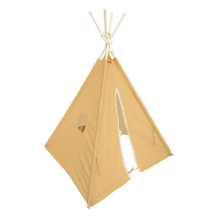 Tipi Déco Enfant "Wapi" 160cm Ocre-0