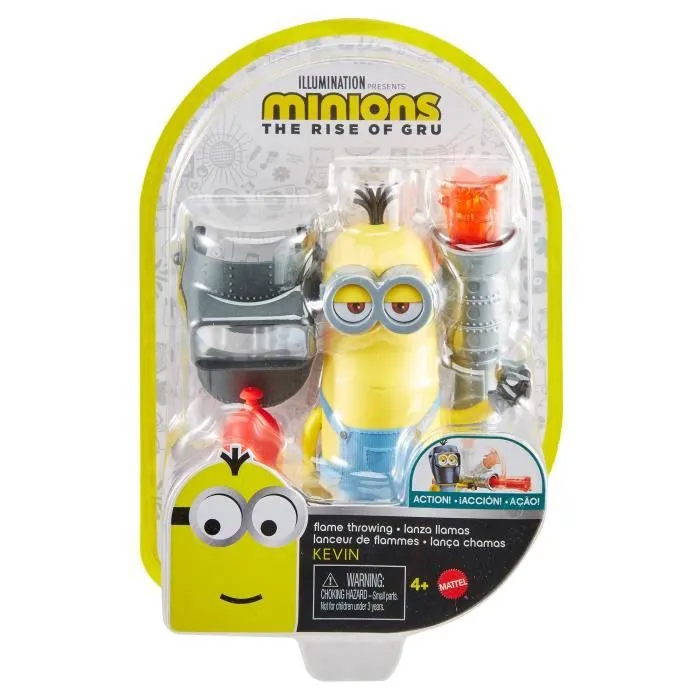 Figurine Les Minions Kevin 11 cm - Figurine à collectionner pour enfant dès 4 ans-4