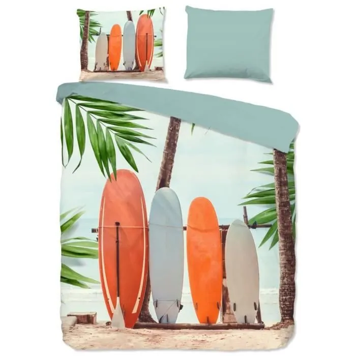 Good Morning Housse de couette SURF 200x200-220 cm Multicolore-1