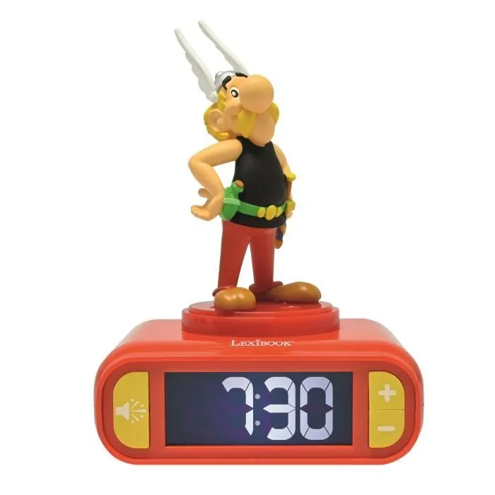 Réveil veilleuse digital LEXIBOOK - Asterix - 3D lumineux et sonore - Enfant-0