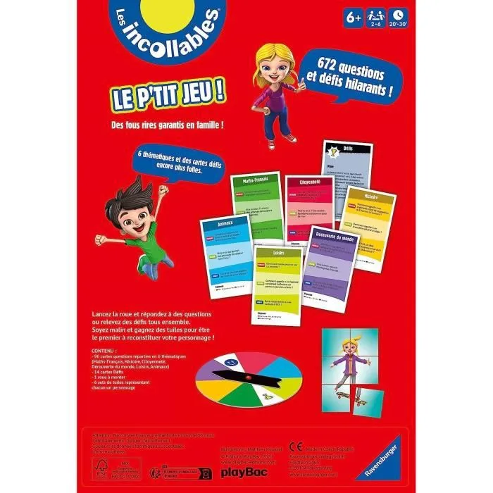 Jeu de quiz et défis Le p'tit jeu des Incollables - Ravensburger-2