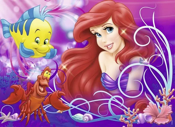 Puzzle enfant Disney Princesses - Jolie petite sirène Ariel - Nathan - 60 pièces + trieur - A partir de 6 ans-2