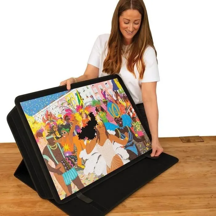 Tapis de Puzzle - JUMBO - 1110100353 - Noir - Pliable - Antidérapant - 500 à 1000 pièces-3
