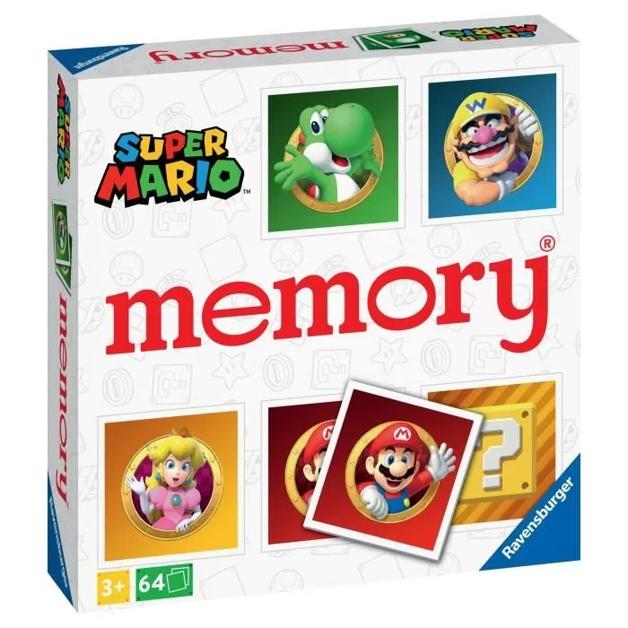 Memory Super Mario Ravensburger - Jeu Educatif pour Enfant à partir de 3 ans-2