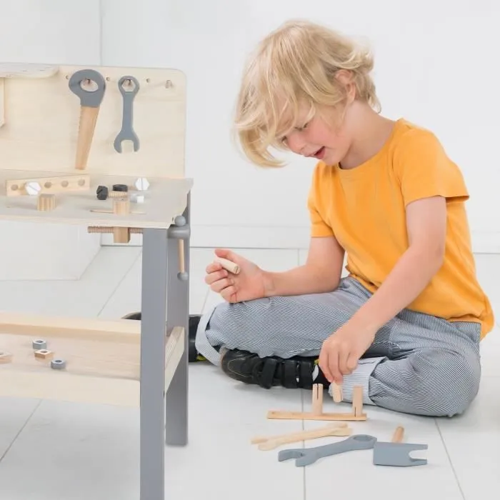 Établi pour Enfant en Bois - ROBA - Atelier de Bricolage-1