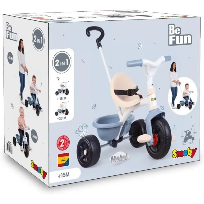 Smoby - Tricycle Be fun bleu-5