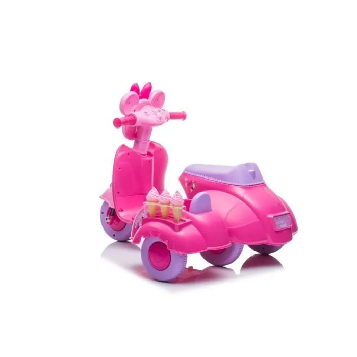 Moto électrique pour enfants JT5258, 6 Volt, 1 Siège(s), Motor: 1 x 35W, Batterie: 6V4Ah, Vitesse: 2,5 km - h, Rose-3