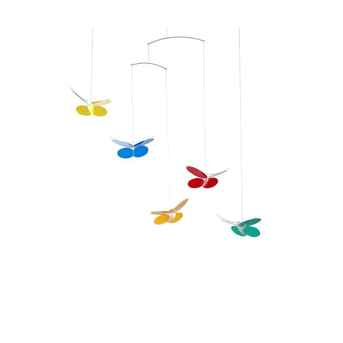 Mobile Papillons - FLENSTED MOBILES - Mixte - Rouge - Enfant - 0 mois - Naissance-0