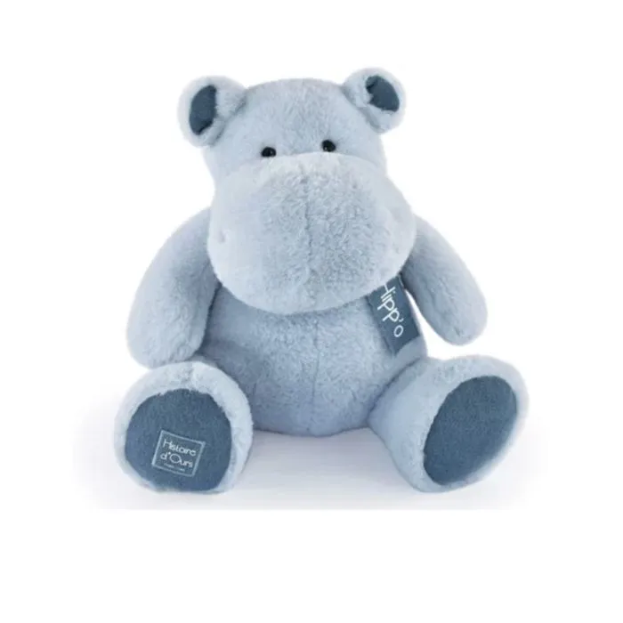 Peluche - HISTOIRE D'OURS - Hippo - Bleu - 35/44 cm-0