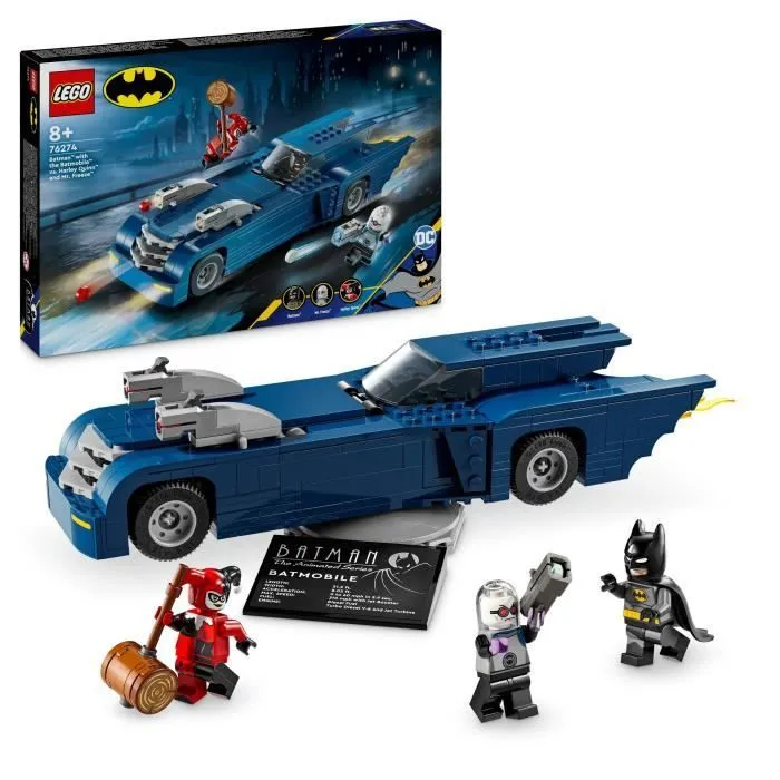 LEGO® Super Heroes DC 76274 Batman avec la Batmobile contre Harley Quinn et Mr. Freeze-0