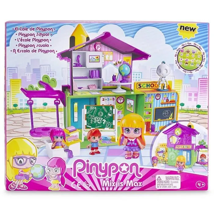 PINYPON - L'école Collège - 3 Figurines et accessoires-4