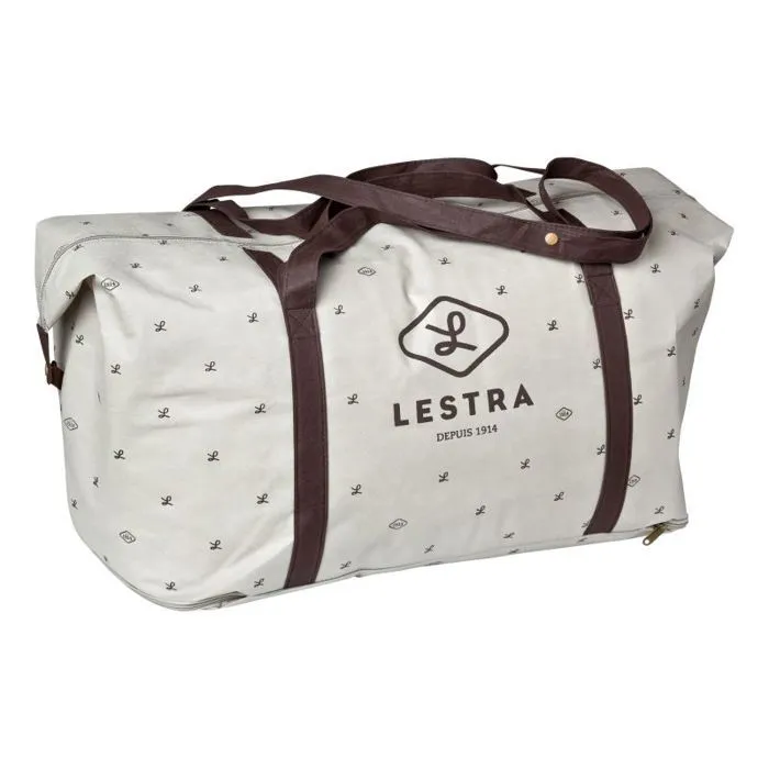 Couette "Fjord Grand Hotel" Chaude Satin de coton rayé Lestra - Blanc - 240 x 280 cm pour lit 180 x 200 à 200 x 200 King size-4