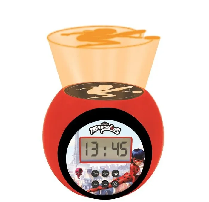 Réveil projecteur Miraculous avec minuteur-4
