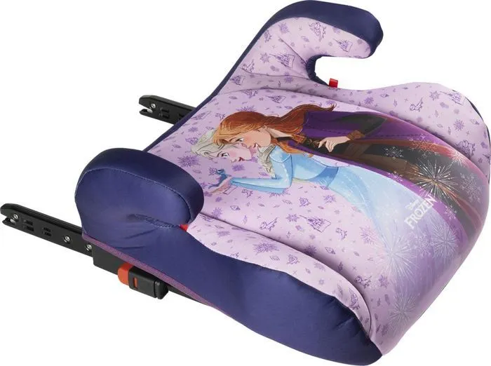 Tataway Siège auto rehausseur Disney Frozen ISOFIX i-Size ECE R129 pour fille, 125-150 cm, graphisme Frozen sur fond bleu-4