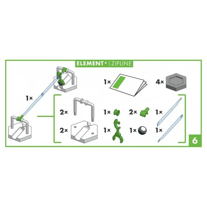 GraviTrax - Elément d'extension Tyrolienne - Ravensburger - Blanc - Pour Enfant à partir de 8 ans-2