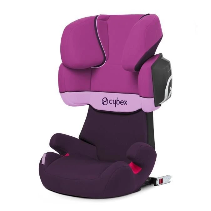 CYBEX Siège Auto Groupe 2/3 Solution X2-Fix Violet Rain-0