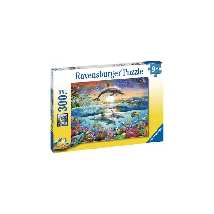 Puzzle 300 pièces XXL - Ravensburger - Le paradis des dauphins - Paysage et nature - Multicolore - 9 ans-1