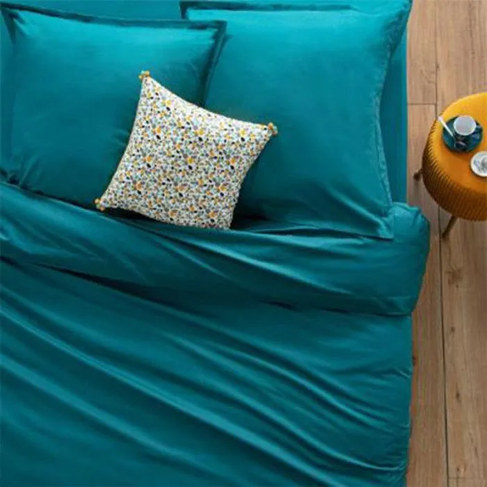 Drap Plat "Intérieur" 240x290cm Bleu Canard-3