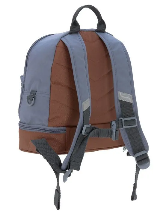 Sac à dos - Lässig - Adventure Mini Backpack - Bleu Marron - 25x26x15 cm - Enfant-2